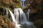 ouzoud waterfalls down view