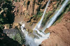 ouzoud waterfalls up view